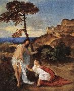 TIZIANO Vecellio Noli me tangere r painting